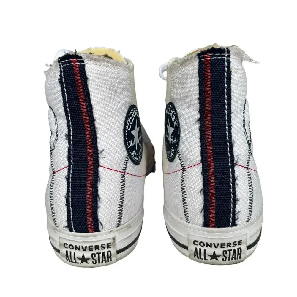 Chuck Taylor All Star Craft High PS White Midnight Navy Men Size 8 Women Size 10 - Picture 7 of 10